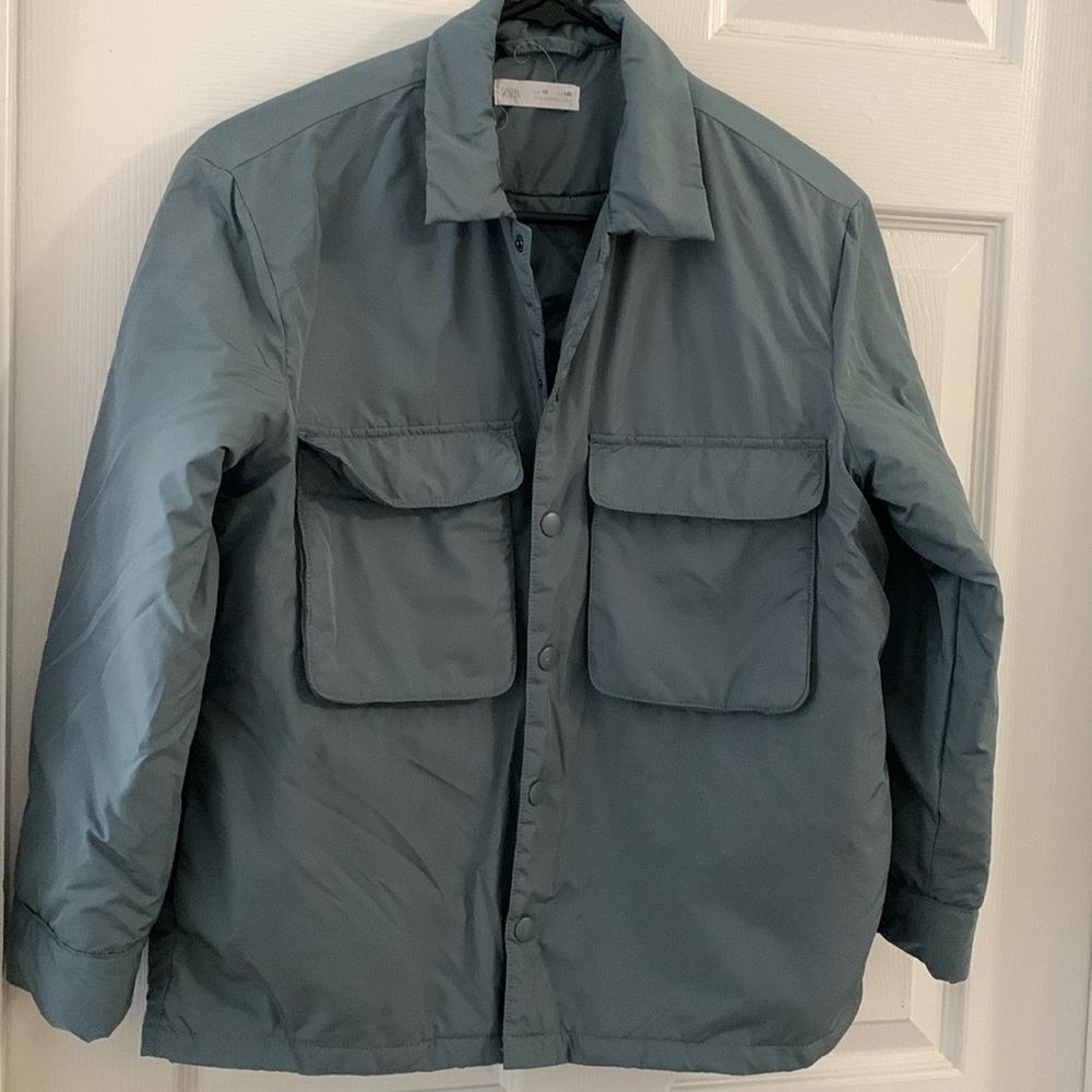 Zara lined shirt jacket.